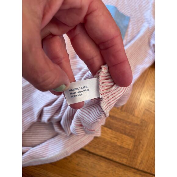 Marine Layer Chambray pocket tee L - Picture 5 of 7